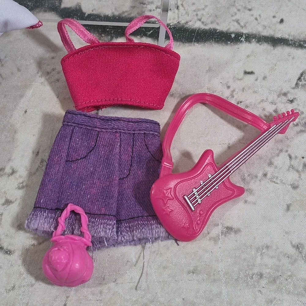 Barbie Doll Clothes Lot Summer Vacation Shorts Tops Luggage Cats Bags Sunglasses